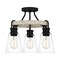 Quoizel Kingsbridge 3-Light Earth Black Semi-Flush Mount KGB1718EK - alternate 5